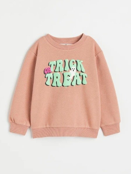 Producto - Buzo Frisado Rosa Viejo TRICK OR TREAT Verde