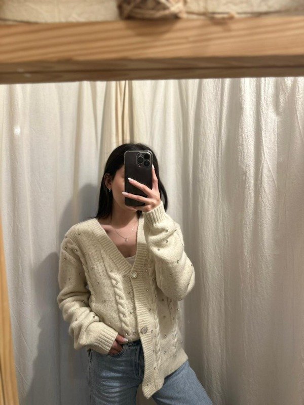 Producto - Cardigan Lupita Crema