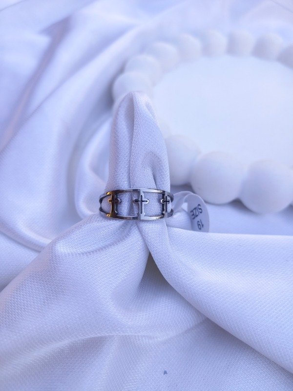 Producto - anillo cruz silver 2