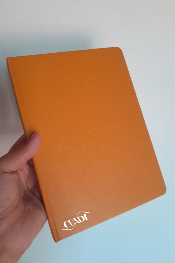 Producto - CUADERNO/JOURNAL ANARANJADO - A5
