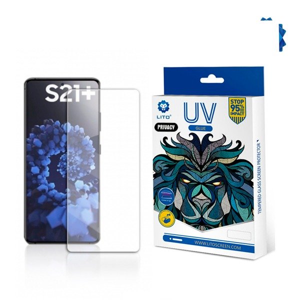 Producto - Vidrio Templado Curvo UV Glass Clear Samsung S21 Plus