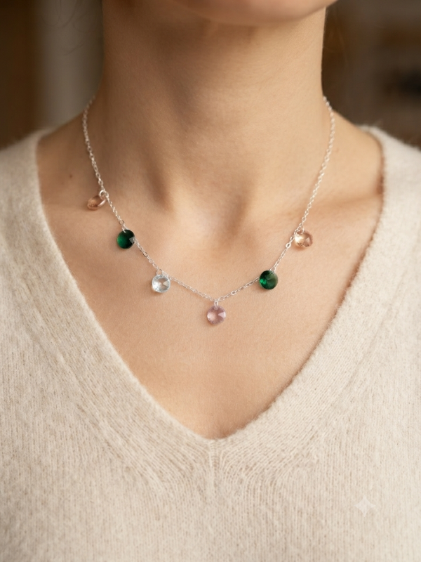 Producto - Collar cristales multicolor - 1