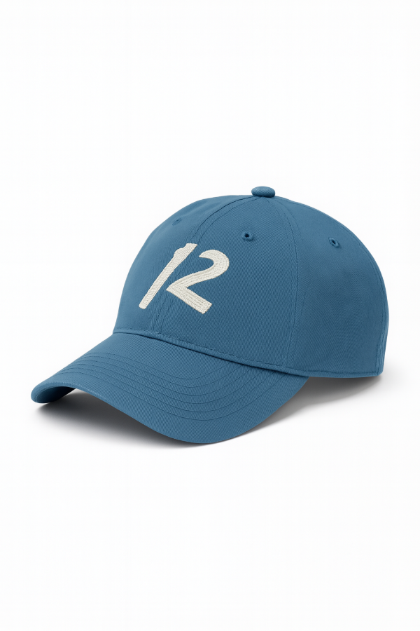 Producto - Gorra clásica para adultos con bordado 12 azul , unisex