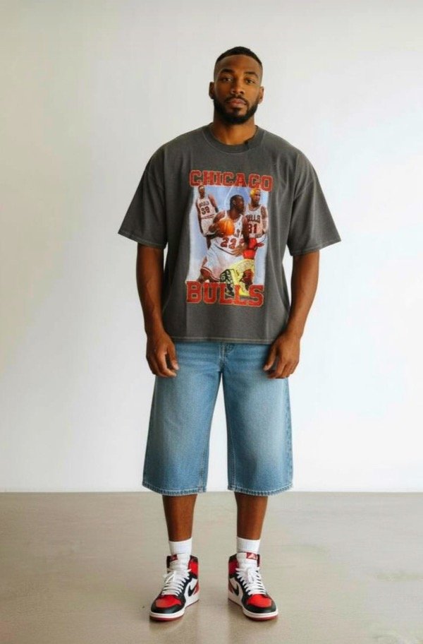 Producto - Remera over side Edicion limitada chicago Art-1805