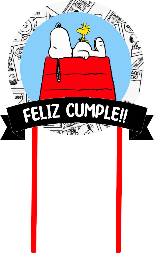 Producto - CAKE TOPPER SNOOPY