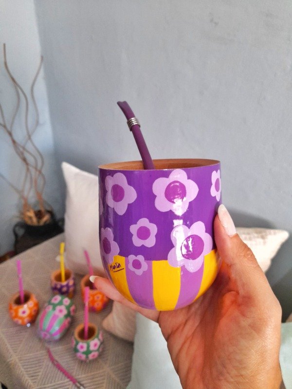 Producto - Mate Cali violeta pera grande