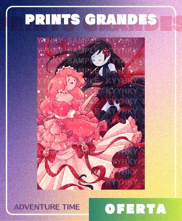 Producto - PRINT GRANDE - ADVENTURE TIME (Oferta)