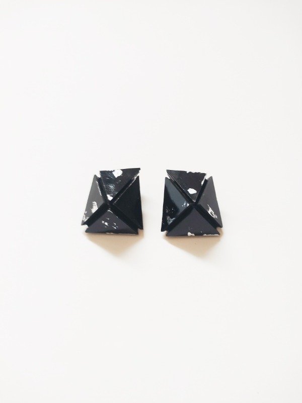 Producto - Aros Trapecio Charol N.