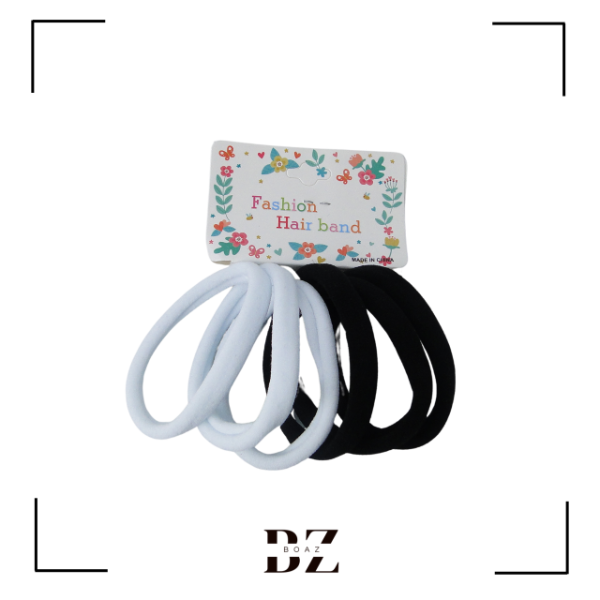 Producto - COLITAS TOALLA X 6 PCS X 12 SET EN CARD BLA Y NEGRO 5.5 CM - 2160-2