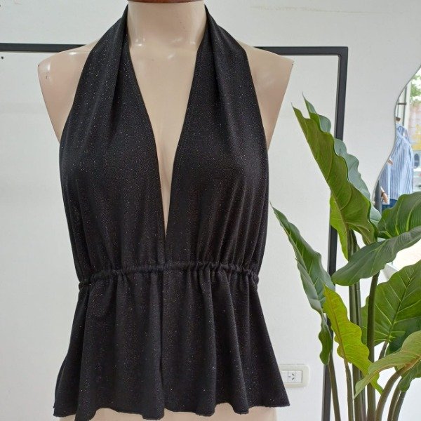 Producto - 195 - TOP MICROFIBRA GLITTER