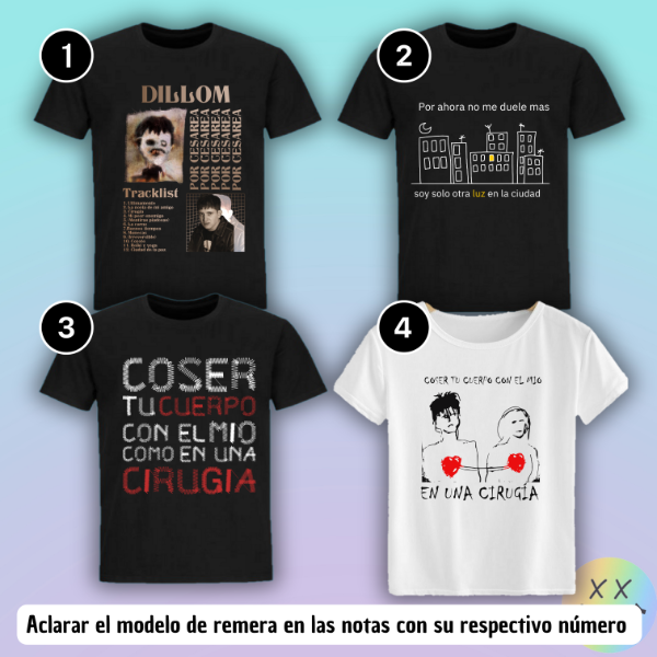 Producto - Remeras Dillom #1 (varios modelos)