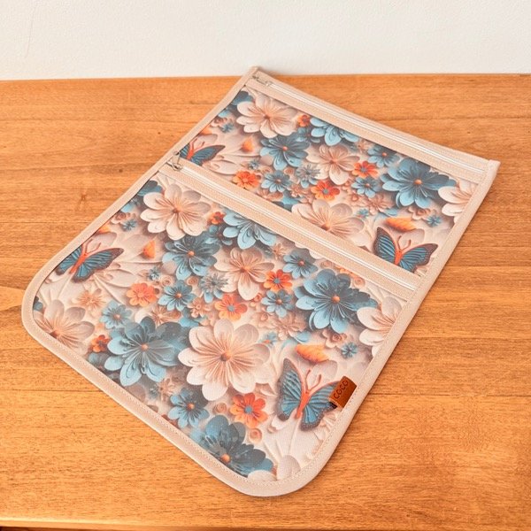 Producto - ORGANIZADOR PILAR Diseño Azul/Dorado
