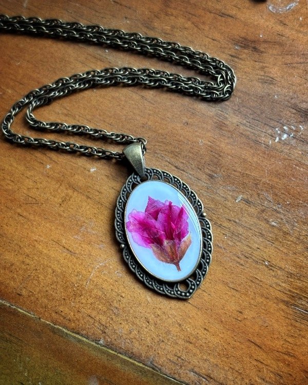 Producto - Dije Antiguo Geranio de Sicilia