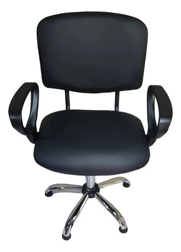 Producto - Sillon a gas Pie estrella cromada apoya brazos plastico
