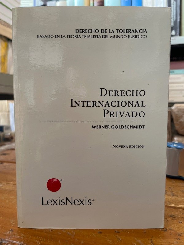 Producto - Derecho internacional privado. Goldschmidt