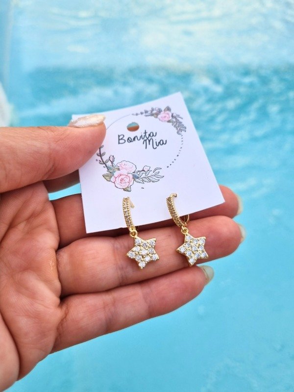 Producto - ARGOLLITAS AD ESTRELLA STRASS