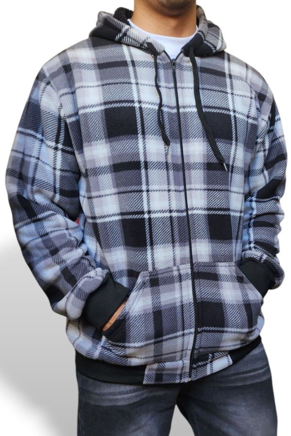 Producto - Campera Cuadrille Negro (corder.sintetico)