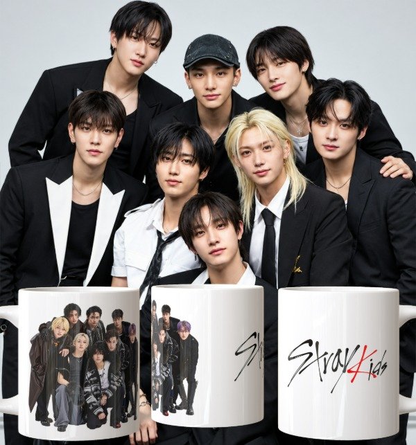 Producto - plantillas para taza del STRAY KIDS - 3