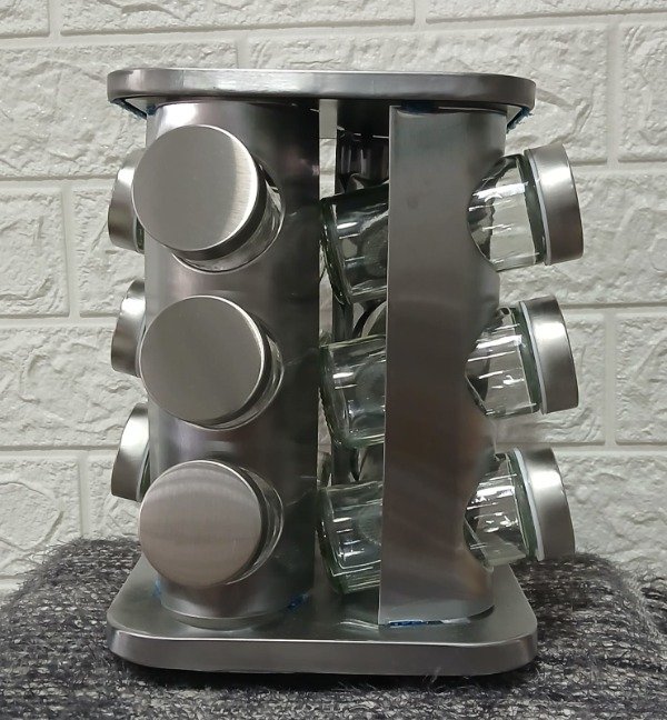 Producto - especiero de acero x 12