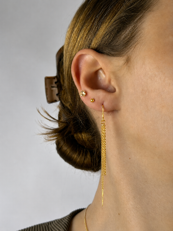 Producto - AROS DORADOS PASANTES AGUJA 3212