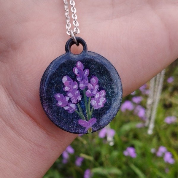 Producto - Collares lavanda