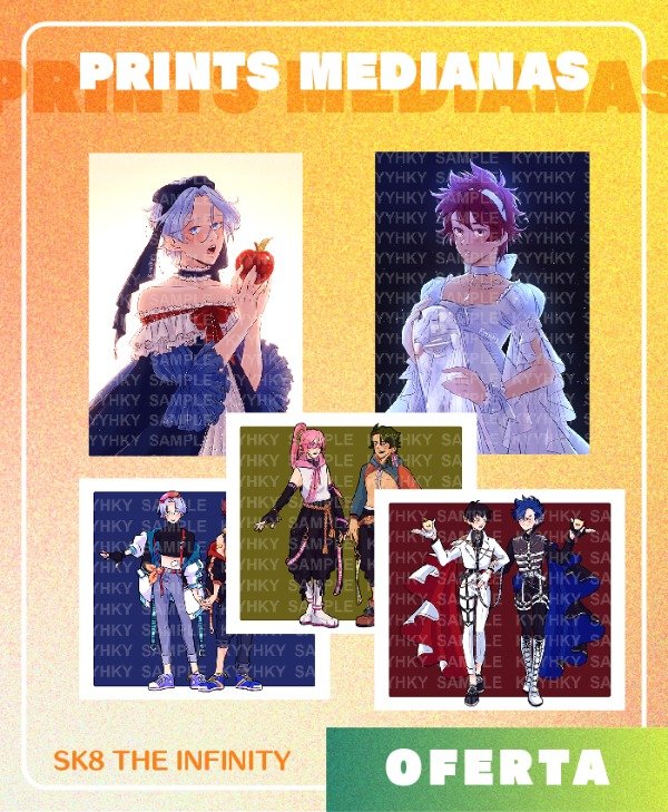 Producto - PRINT MEDIANA - SK8 THE INFINITY (Oferta)
