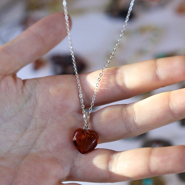 Producto - Corazón de Ámbar Cadena - 1