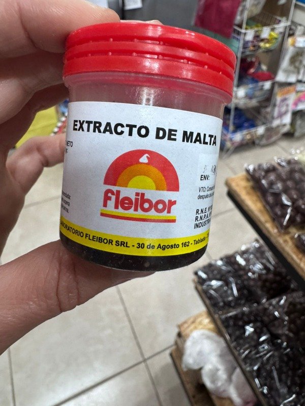 Producto - Extracto de Malta Fleibor x 60 gr