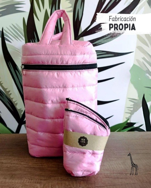 Producto - Set Mochila + New latas Rosa