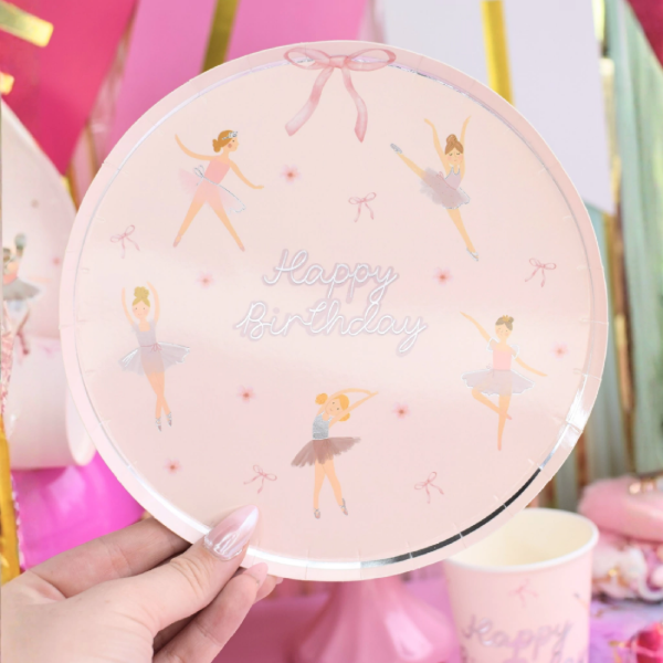 Producto - PLATO "HAPPY BIRTHDAY" BALLET x10un.