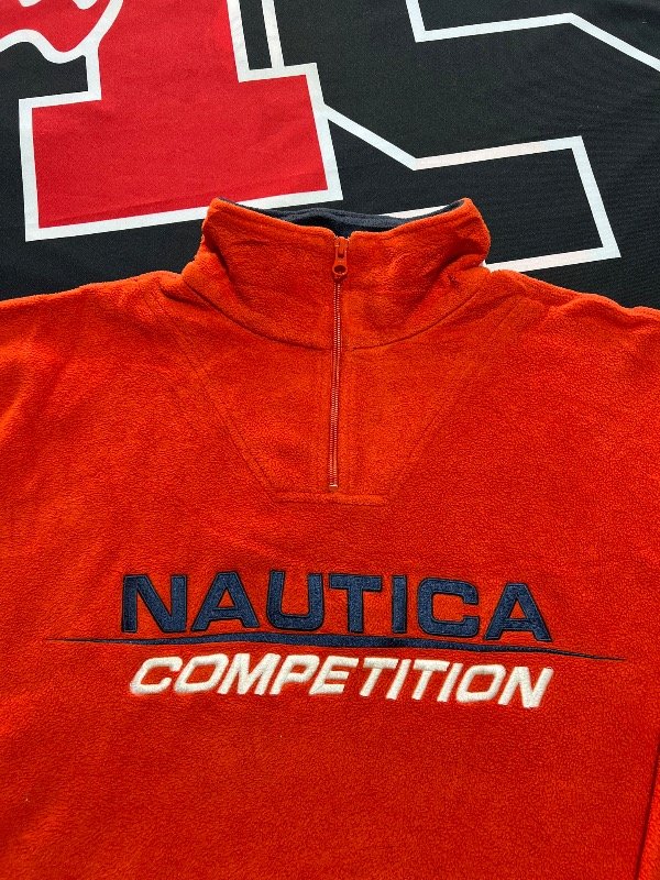 Producto - Buzo Náutica Competition naranja. Talle XXL