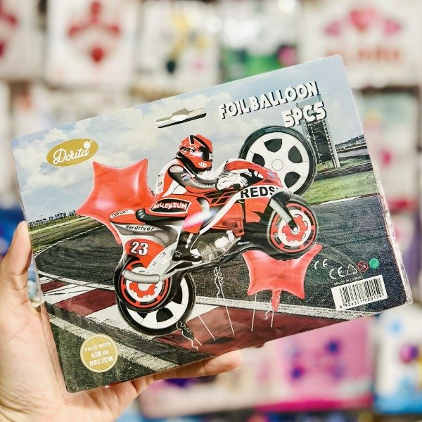 Producto - Set de globos Moto 5pcs