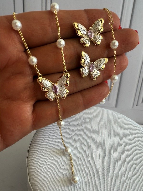 Producto - Set Pearl Butter Plata Gold