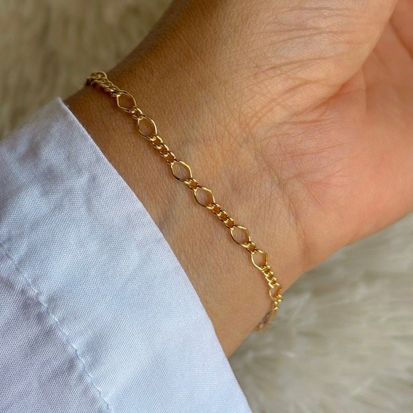 Producto - Pulsera con baño de oro (cod.872)