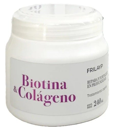 Producto - Mascara nutricion biotina y Colageno 240g. FRILAYP
