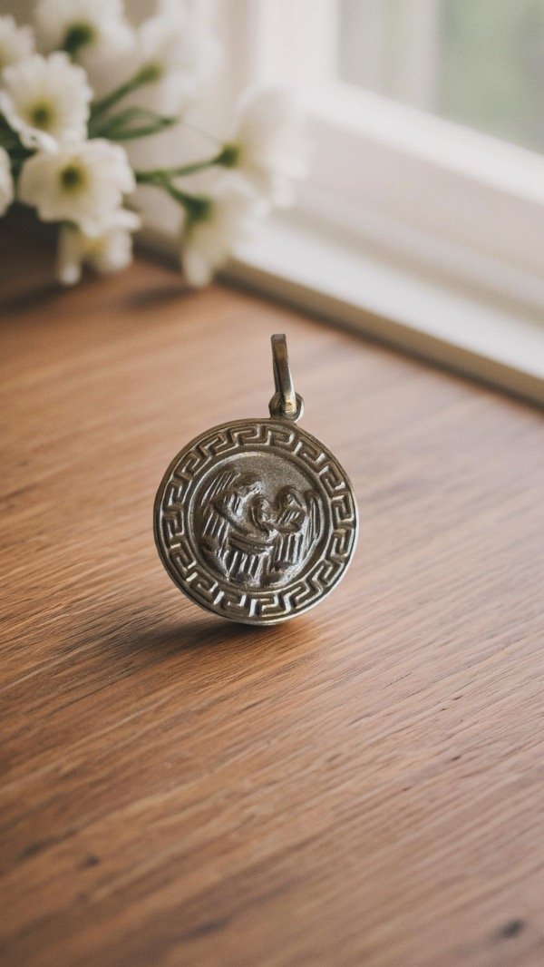 Producto - Medalla Bautismo de plata 15x20MM D221