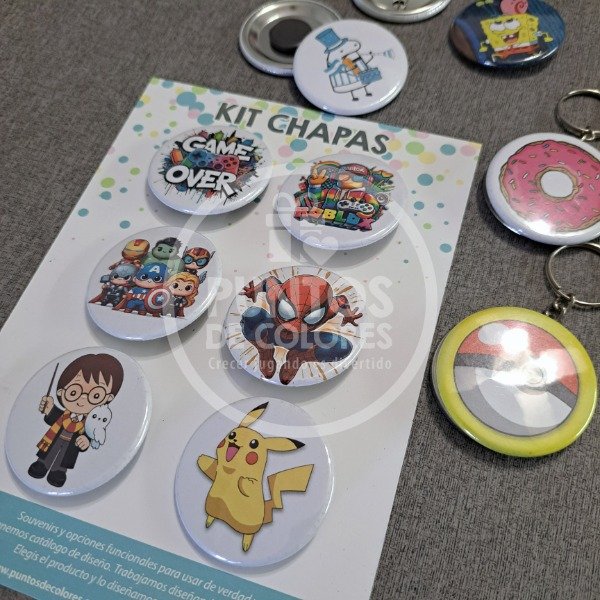 Producto - KIT CHAPAS PARA REGALAR - 2