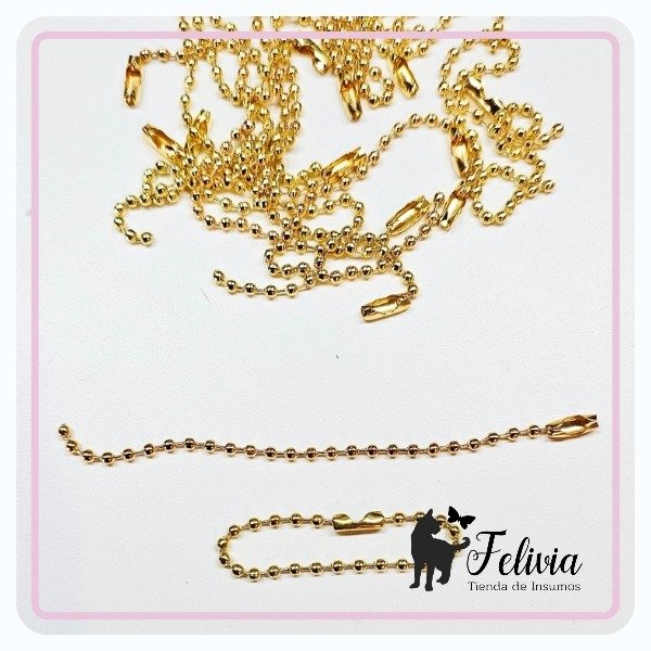 Producto - Cadena de bolitas Dorada