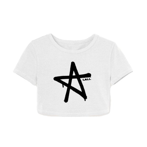 Producto - Baby tee Lali estrella negra