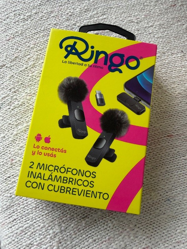 Producto - Dos Micrófonos Inalámbricos con cubre viento