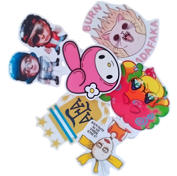 Producto - Pack de stickers a prueba de agua grandes