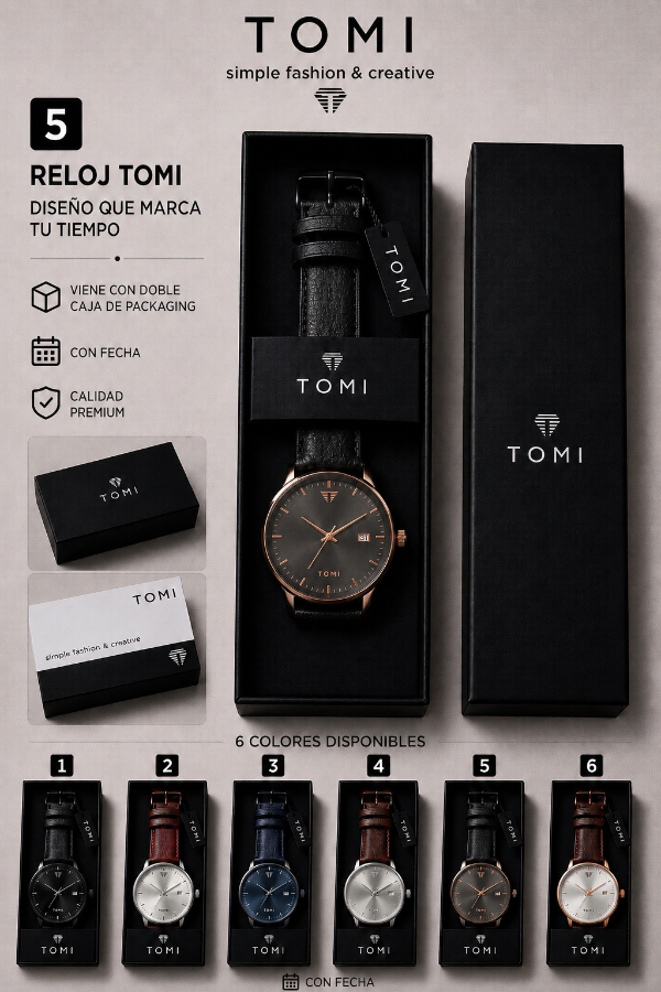 Producto - RELOJ TOMI PREMIUM 2 - 4