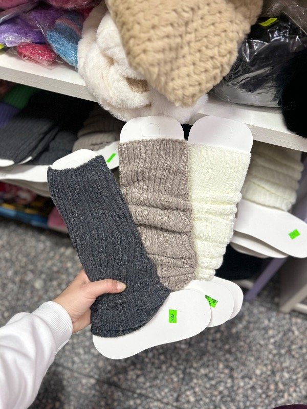 Producto - Polainas de lana lisas
