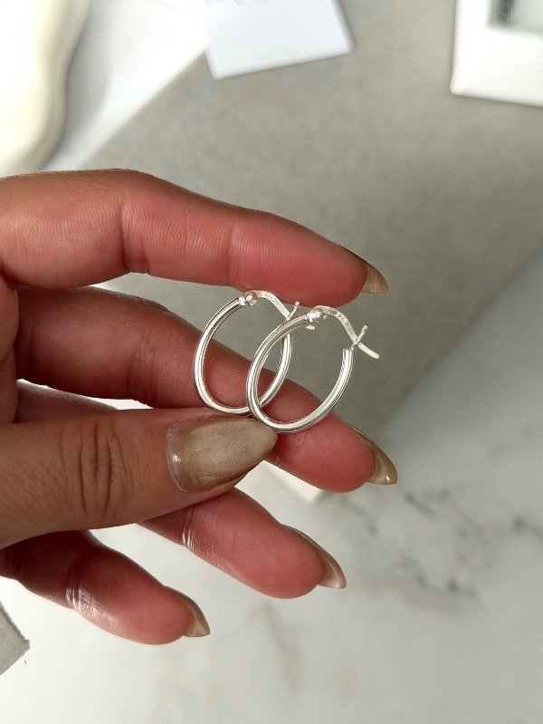 Producto - Argollas oval italianas