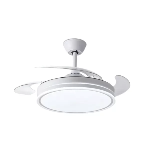 Producto - Ventilador De Techo Retráctil 4 Aspas Luz Led Con Wifi
