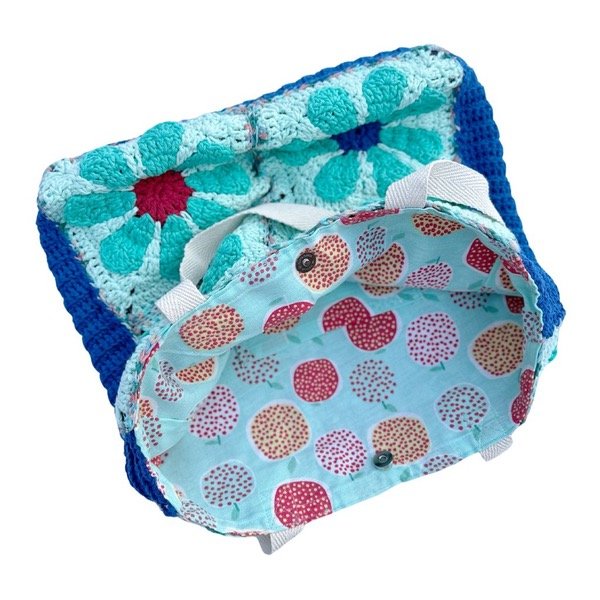Producto - Bolsa Flower Aguamarina - 1