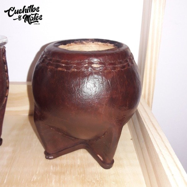 Producto - Mate Torpedo Uruguayo, Virola de Cuero