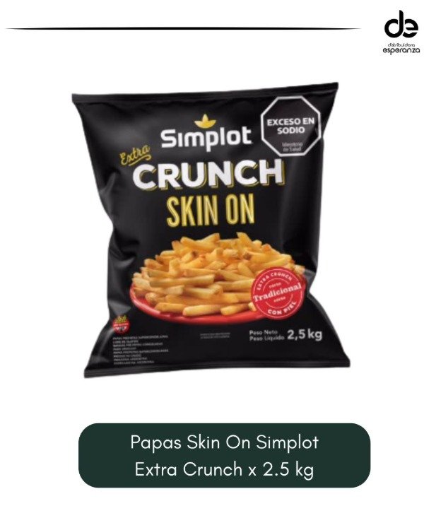 Producto - Papas Skin On Extra Crunch x 2.5 kg