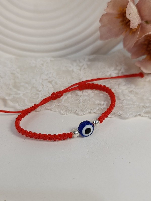 Producto - Pulcera roja ojo turco