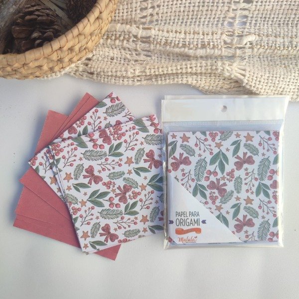 Producto - Moños /Rojo 10x10 bifaz 24 papeles